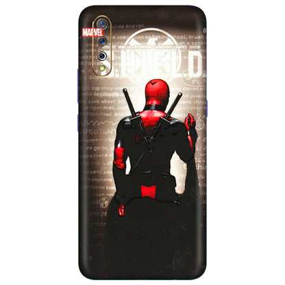 VIVO Z/V/X/T/U/S Series Phone Skins (All Models) - Deadpool - 3D Embossed Finish (L-56) Vivo S1