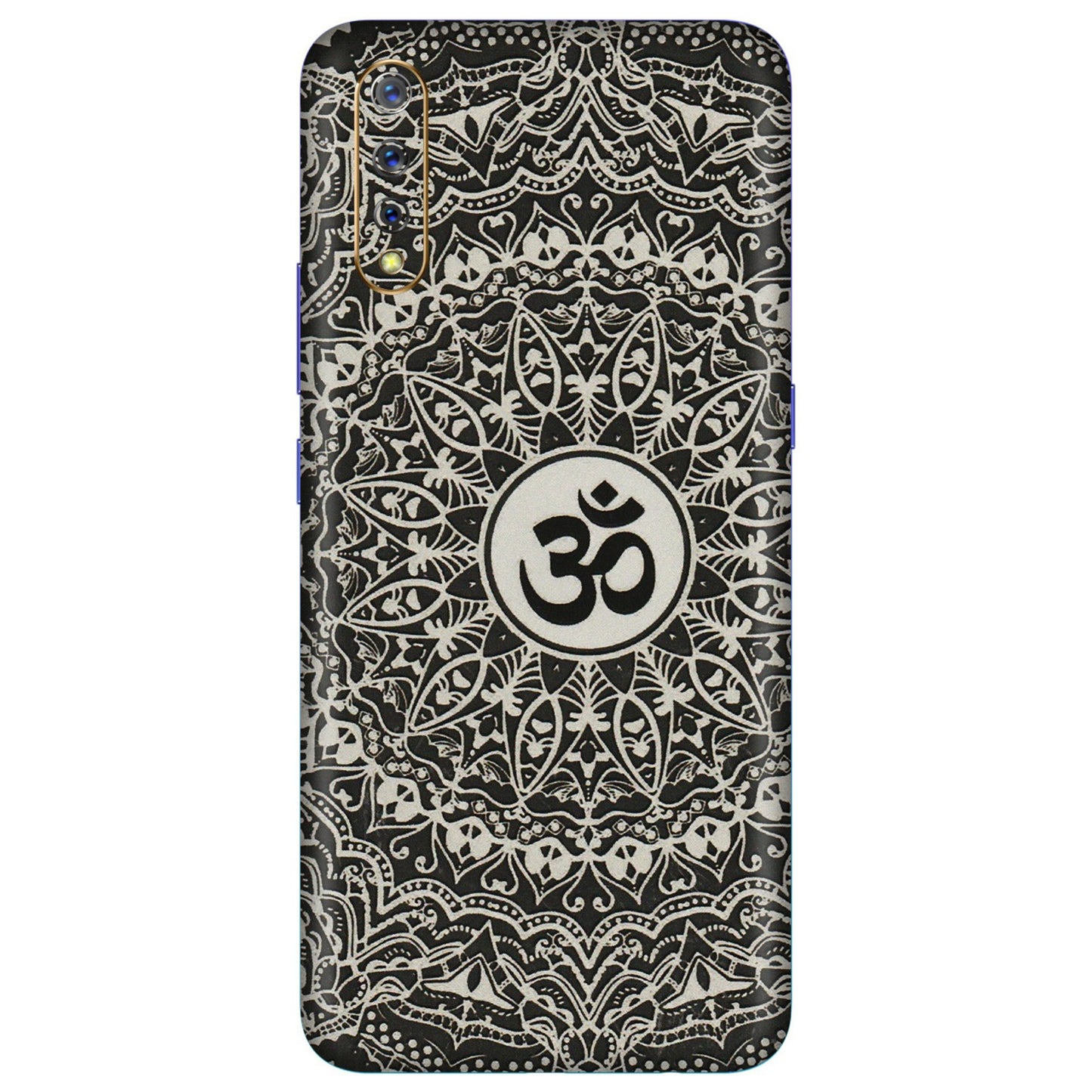 VIVO Z/V/X/T/U/S Series Phone Skins (All Models) - Aum Elegant Mandala - 3D Embossed Finish (L-62) Vivo S1