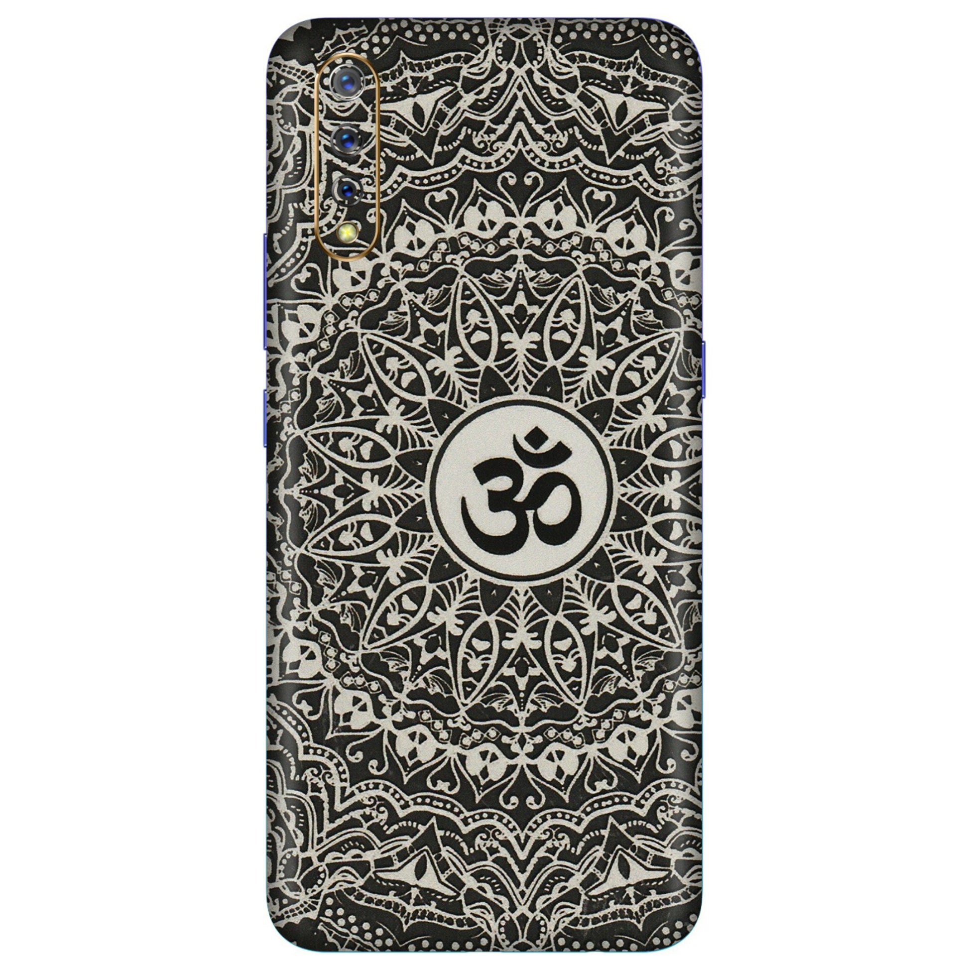 VIVO Z/V/X/T/U/S Series Phone Skins (All Models) - Aum Elegant Mandala - 3D Embossed Finish (L-62) Vivo S1