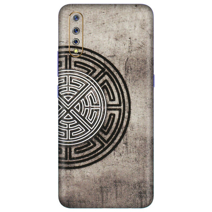 VIVO Z/V/X/T/U/S Series Phone Skins (All Models) - Mysterious Circular Design - 3D Embossed Finish (L-63) Vivo S1