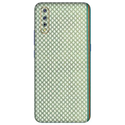 VIVO Z/V/X/T/U/S Series Phone Skins (All Models) - Gucci Fabric Pattern - 3D Embossed Finish (L-73) Vivo S1