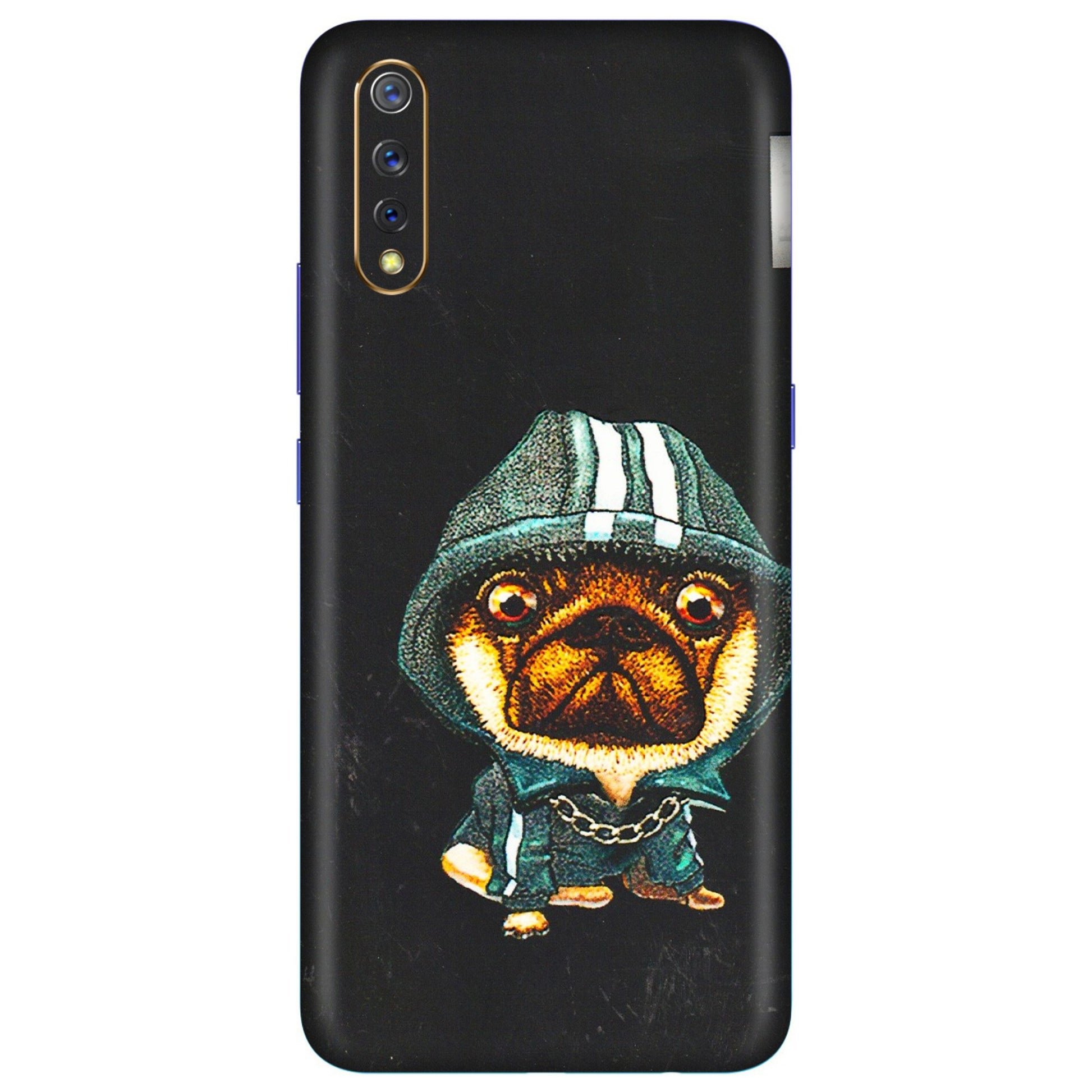 VIVO Z/V/X/T/U/S Series Phone Skins (All Models) - Puppy N Hoodie - 3D Embossed Finish (L-90) Vivo S1