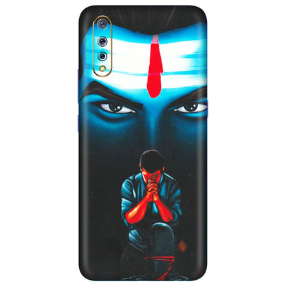 VIVO Z/V/X/T/U/S Series Phone Skins (All Models) - Mahakal Bhakt - Matte Finish (M-112) Vivo S1