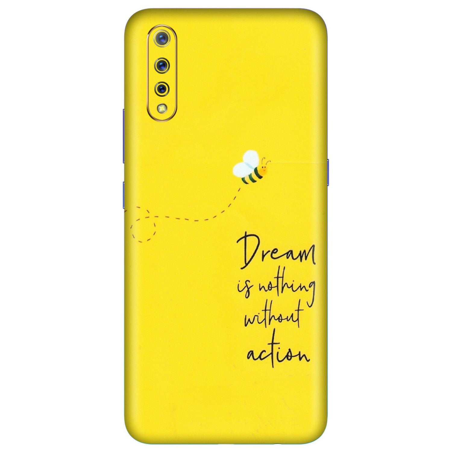VIVO Z/V/X/T/U/S Series Phone Skins (All Models) - Dream Is Nothing Without Action - Matte Finish (M-138) Vivo S1