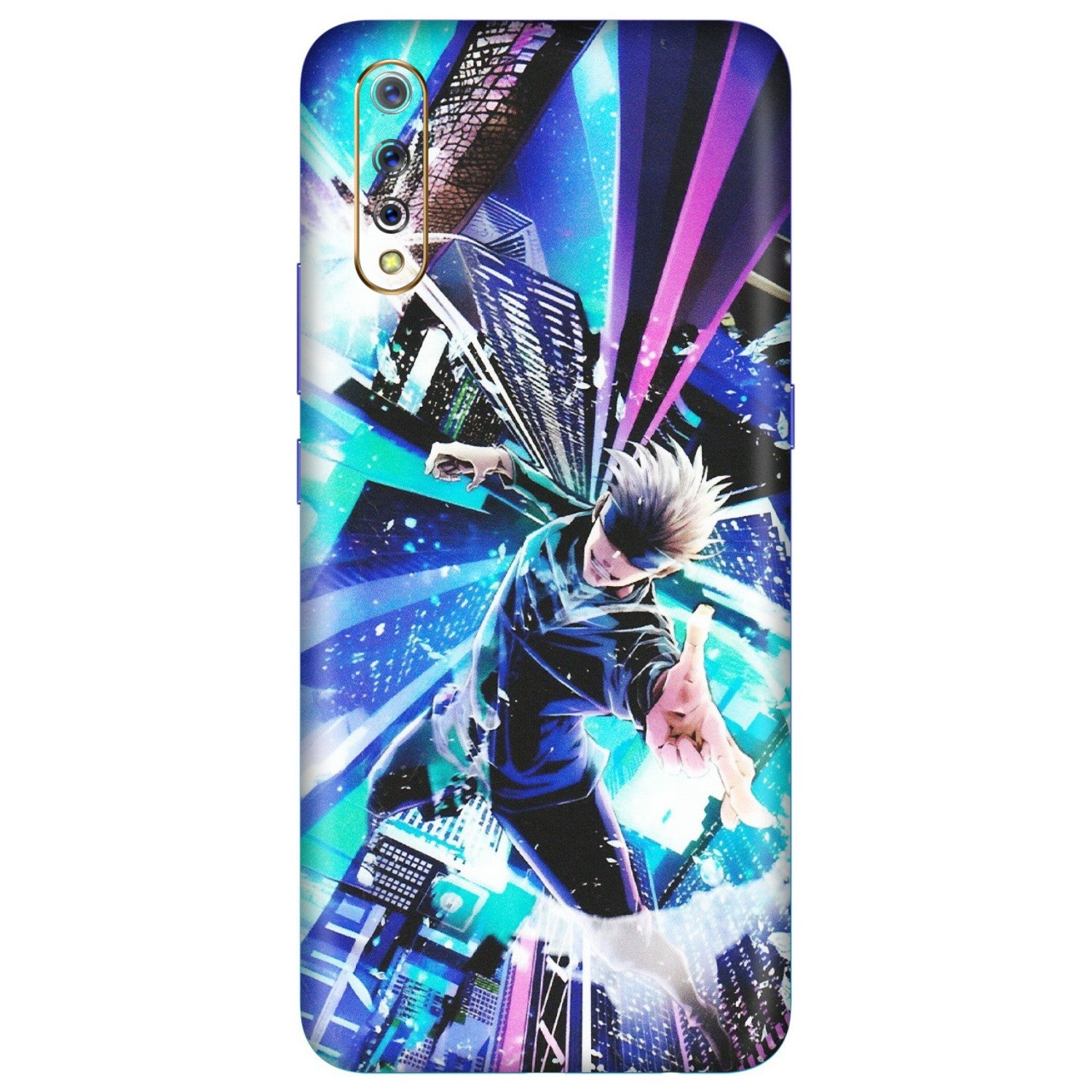 VIVO Z/V/X/T/U/S Series Phone Skins (All Models) - Manga Action Jujustu Kaisen Anime - Matte Finish (M-155) Vivo S1