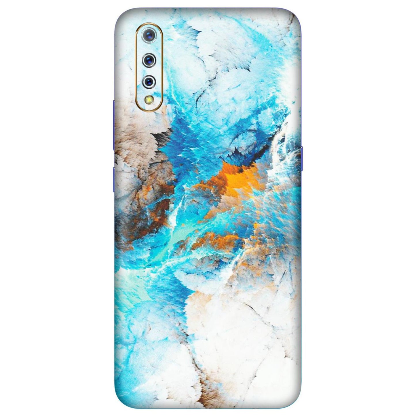 VIVO Z/V/X/T/U/S Series Phone Skins (All Models) - Blue Waves Abstract - Matte Finish (M-19) Vivo S1