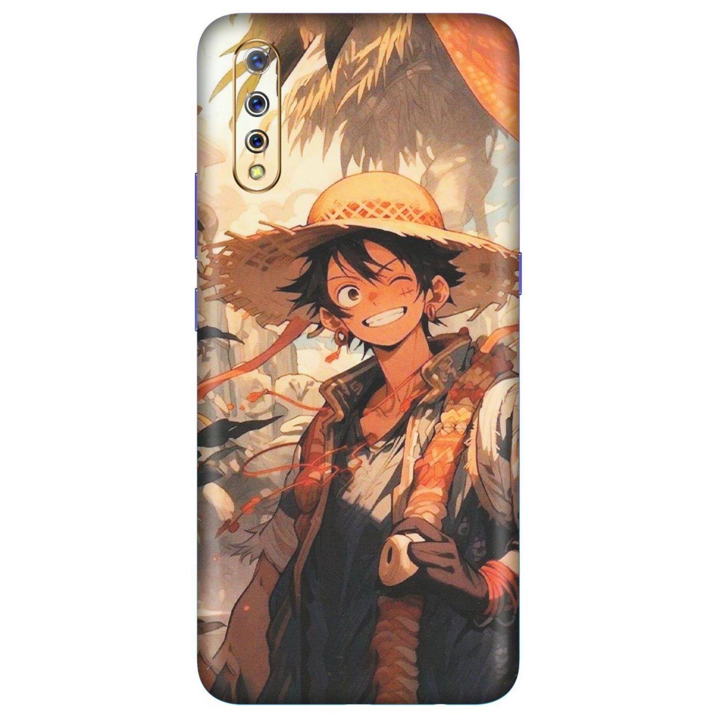VIVO Z/V/X/T/U/S Series Phone Skins (All Models) - Anime Character Smile - Matte Finish (M-33) Vivo S1