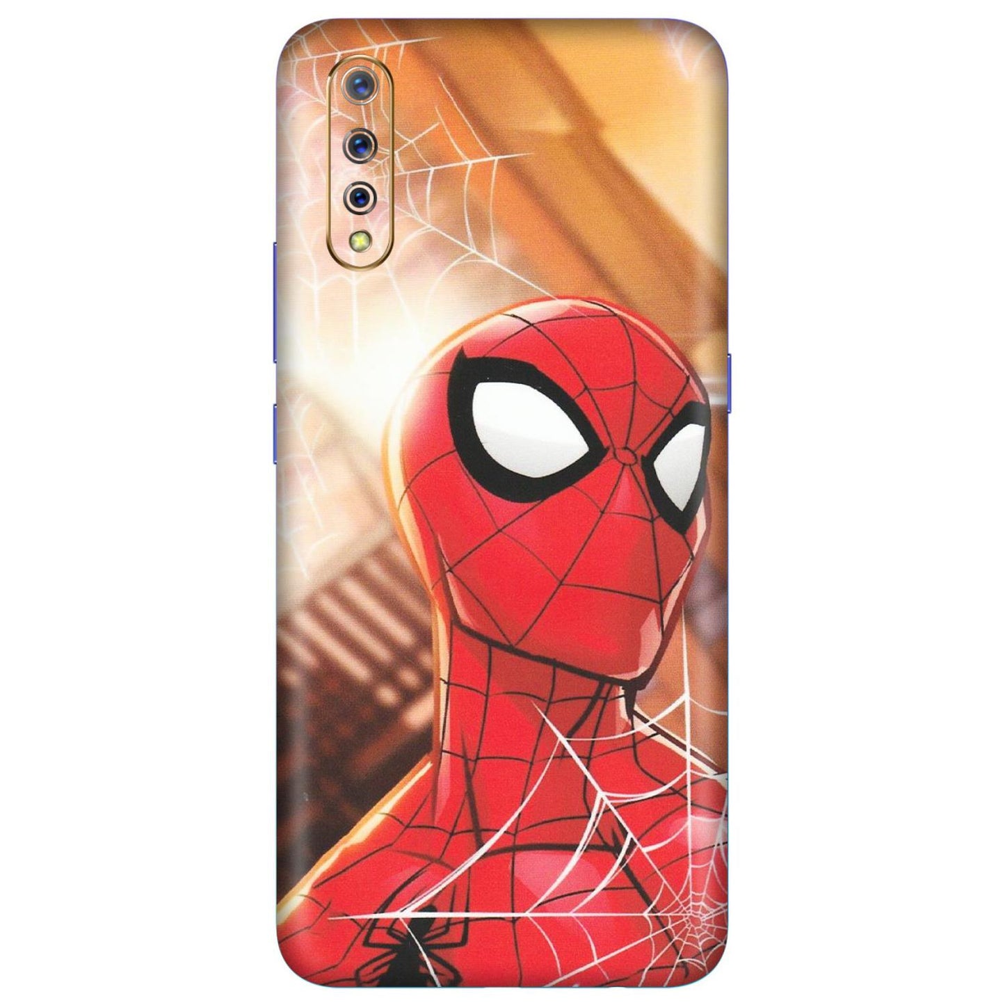 VIVO Z/V/X/T/U/S Series Phone Skins (All Models) - Spiderman Face New - Matte Finish (M-41) Vivo S1