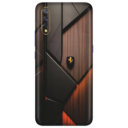VIVO Z/V/X/T/U/S Series Phone Skins (All Models) - Lambo Beauty Wood Pattern Sober - Matte Finish (M-51) Vivo S1