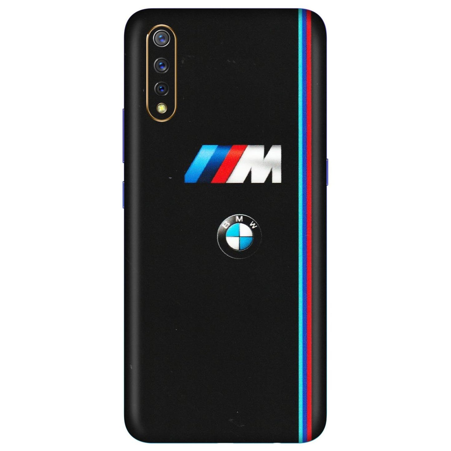VIVO Z/V/X/T/U/S Series Phone Skins (All Models) - Styling With Black BMW - Matte Finish (M-74) Vivo S1