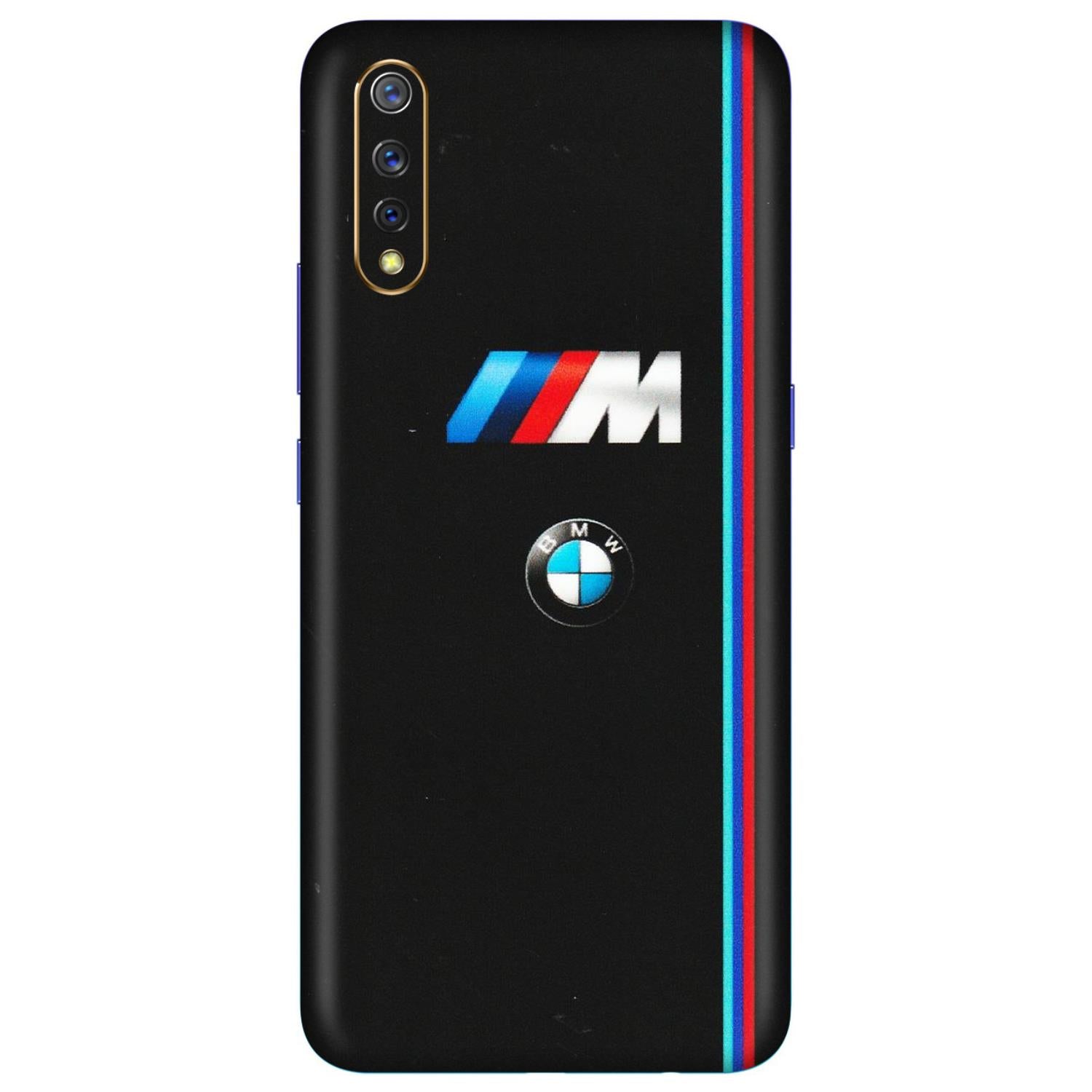 VIVO Z/V/X/T/U/S Series Phone Skins (All Models) - Styling With Black BMW - Matte Finish (M-74) Vivo S1