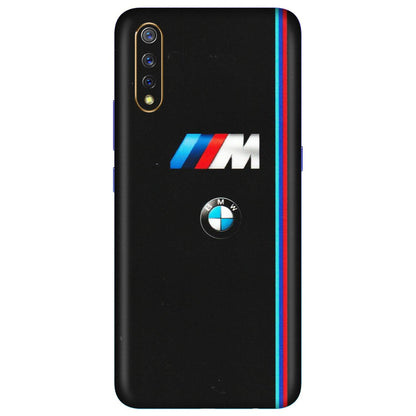 VIVO Z/V/X/T/U/S Series Phone Skins (All Models) - Styling With Black BMW - Matte Finish (M-74) Vivo S1
