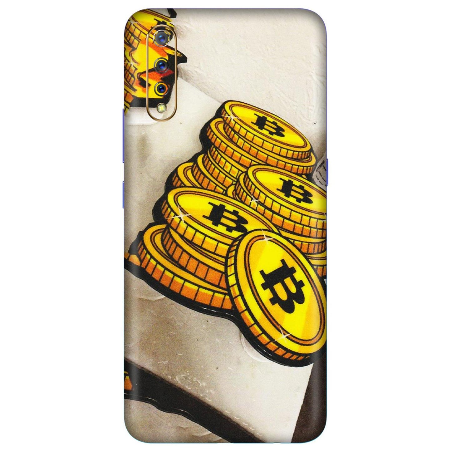 VIVO Z/V/X/T/U/S Series Phone Skins (All Models) - Billionaire Bitcoin Collection - Matte Finish (M-92) Vivo S1