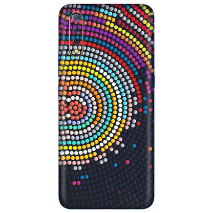 VIVO Z/V/X/T/U/S Series Phone Skins (All Models) - Rainbow Dot Mandala - Matte Finish (M-97) Vivo S1