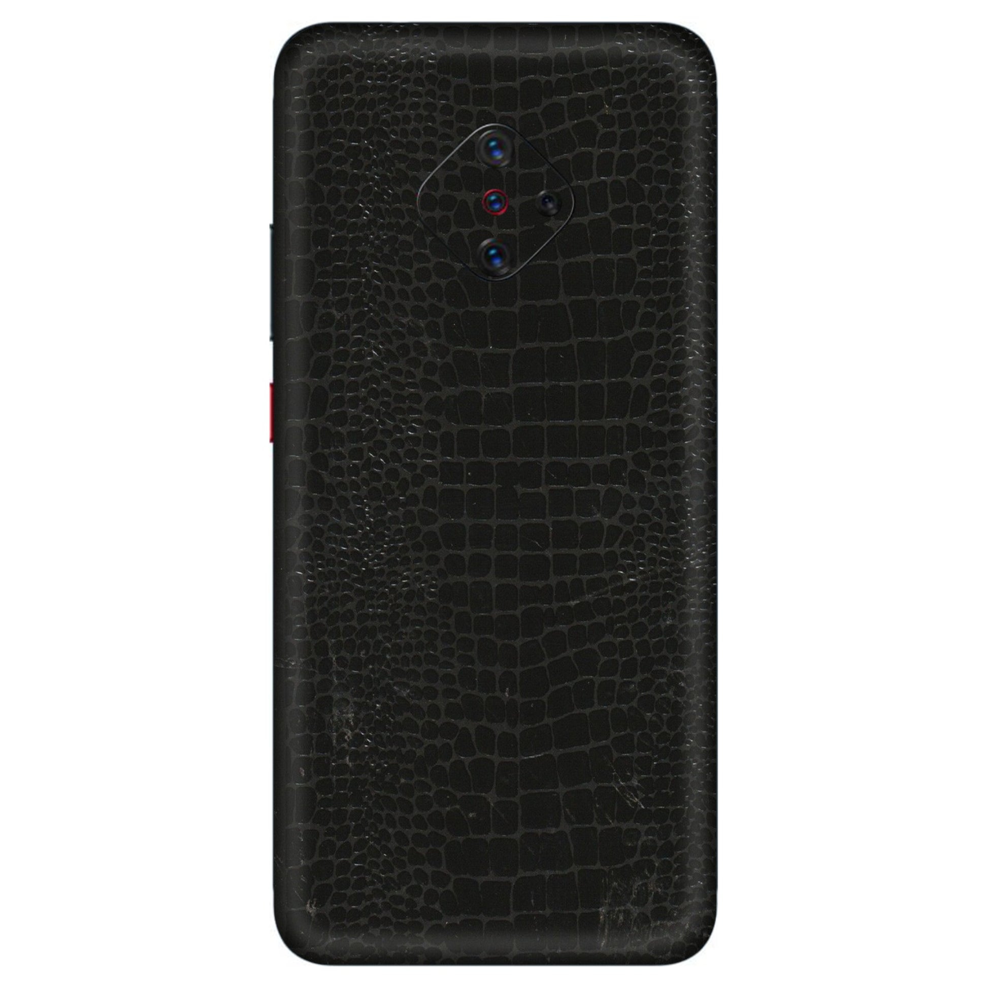 VIVO Z/V/X/T/U/S Series Phone Skins (All Models) - Snake Leather Black - 3D Embossed Finish (L-107) Vivo S1 Pro
