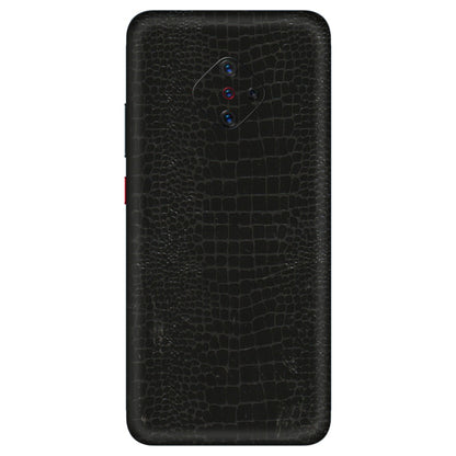 VIVO Z/V/X/T/U/S Series Phone Skins (All Models) - Snake Leather Black - 3D Embossed Finish (L-107) Vivo S1 Pro