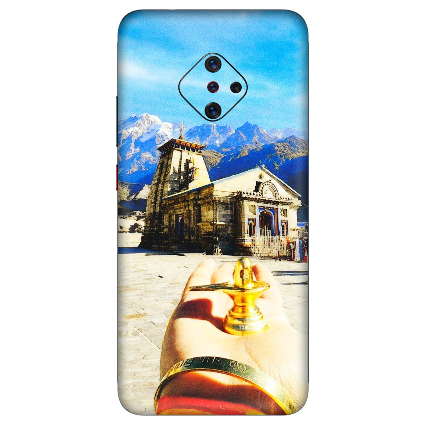 VIVO Z/V/X/T/U/S Series Phone Skins (All Models) - Beauty of Kedarnath - 3D Embossed Finish (L-108) Vivo S1 Pro