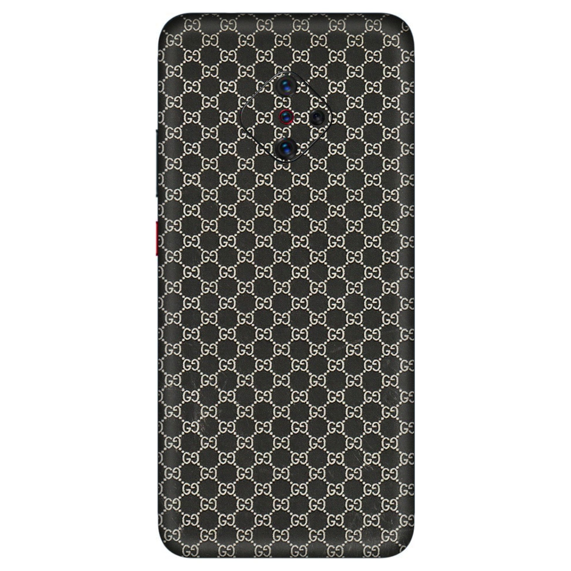VIVO Z/V/X/T/U/S Series Phone Skins (All Models) - Black G Print - 3D Embossed Finish (L-109) Vivo S1 Pro