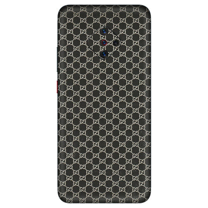 VIVO Z/V/X/T/U/S Series Phone Skins (All Models) - Black G Print - 3D Embossed Finish (L-109) Vivo S1 Pro