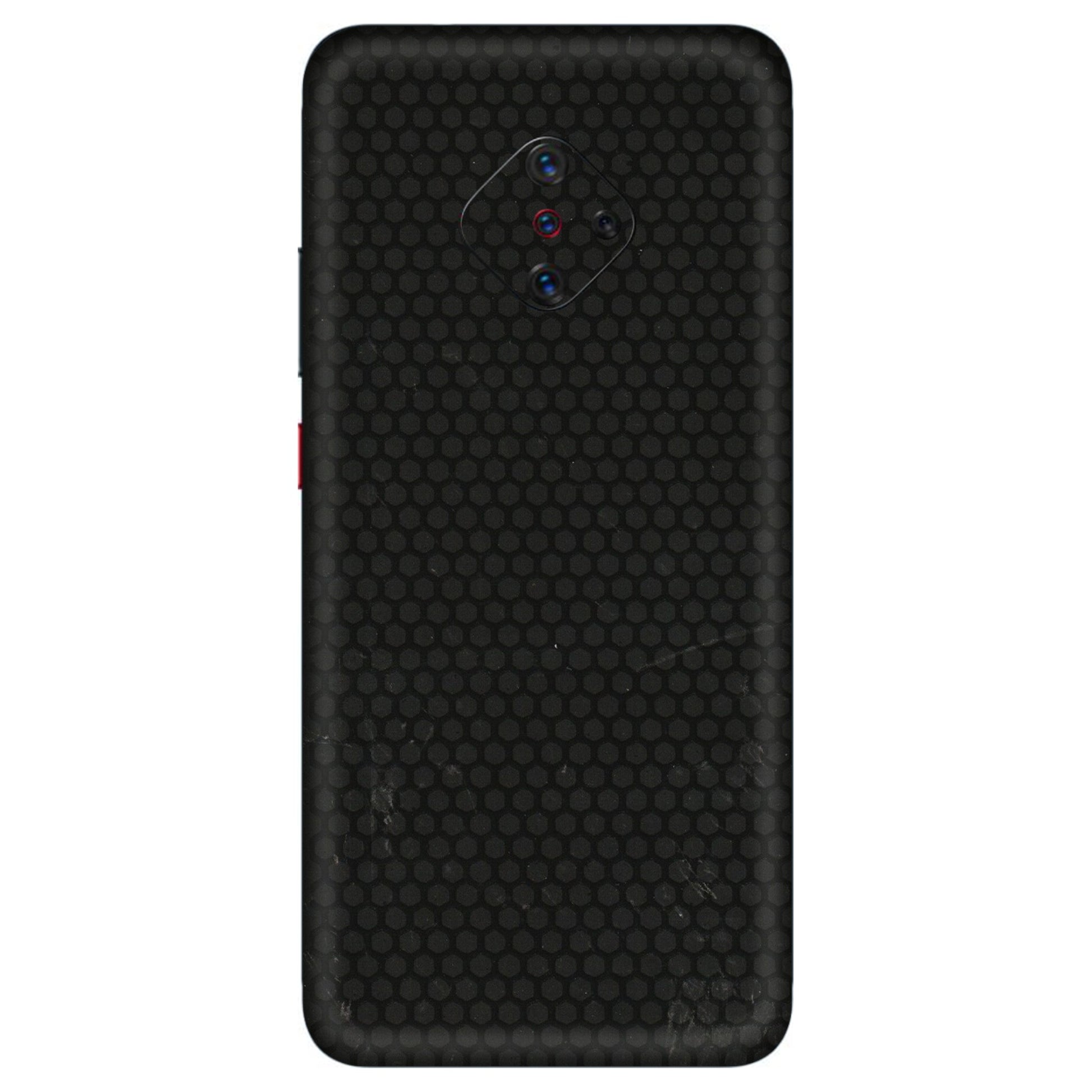 VIVO Z/V/X/T/U/S Series Phone Skins (All Models) - Black honeycomb - 3D Embossed Finish (L-114) Vivo S1 Pro