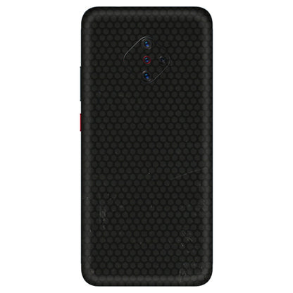 VIVO Z/V/X/T/U/S Series Phone Skins (All Models) - Black honeycomb - 3D Embossed Finish (L-114) Vivo S1 Pro