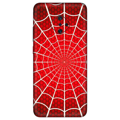 VIVO Z/V/X/T/U/S Series Phone Skins (All Models) - Classic Spidey Web - 3D Embossed Finish (L-115) Vivo S1 Pro