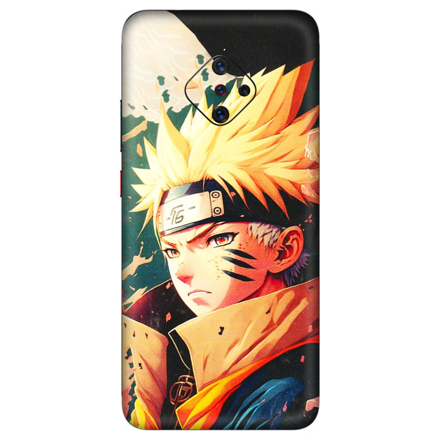 VIVO Z/V/X/T/U/S Series Phone Skins (All Models) - New Naruto - 3D Embossed Finish (L-148) Vivo S1 Pro