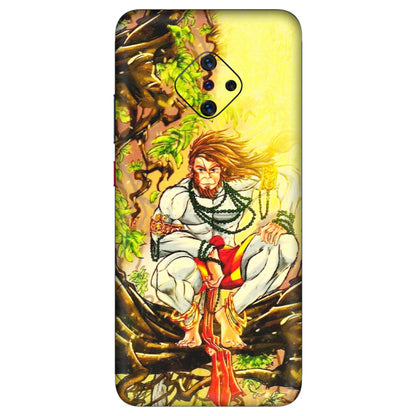 VIVO Z/V/X/T/U/S Series Phone Skins (All Models) - Lord Hanuman - 3D Embossed Finish (L-152) Vivo S1 Pro