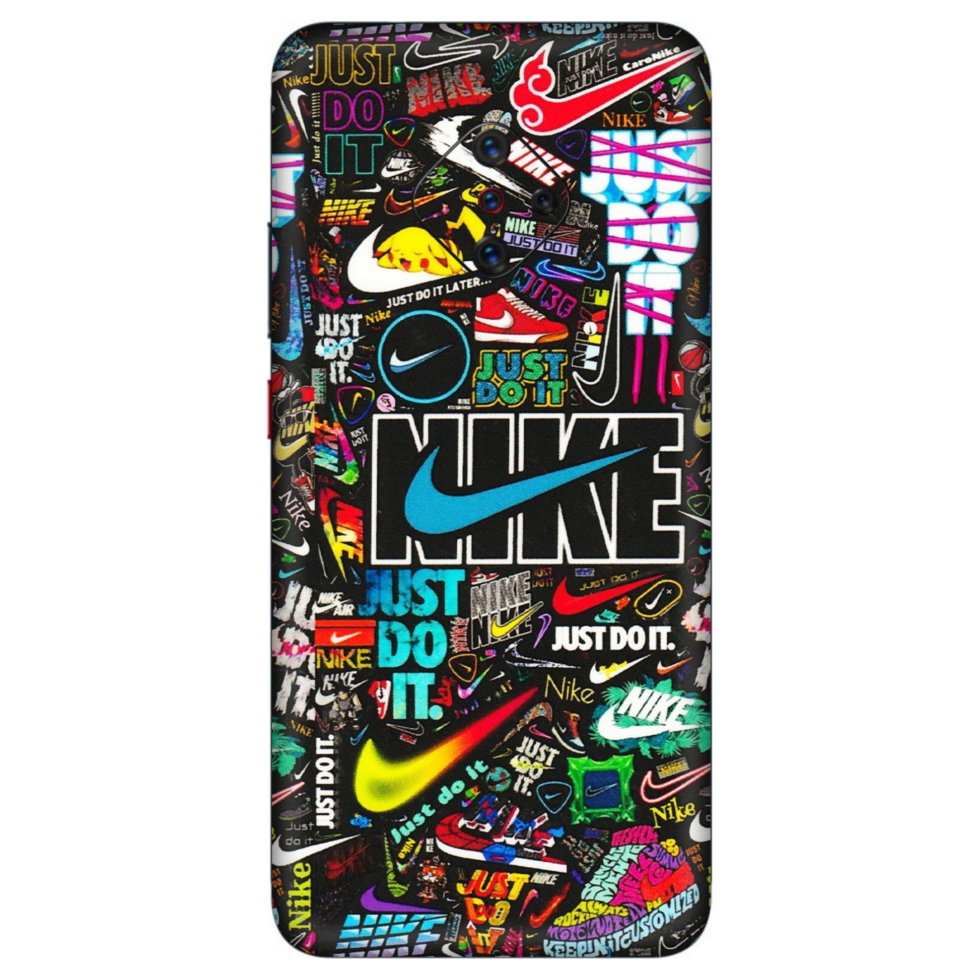 VIVO Z/V/X/T/U/S Series Phone Skins (All Models) - Just Do It Doodles - 3D Embossed Finish (L-166) Vivo S1 Pro