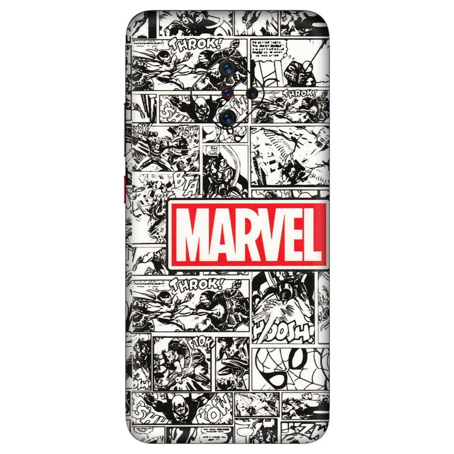 VIVO Z/V/X/T/U/S Series Phone Skins (All Models) - Marvel Comic - 3D Embossed Finish (L-171) Vivo S1 Pro