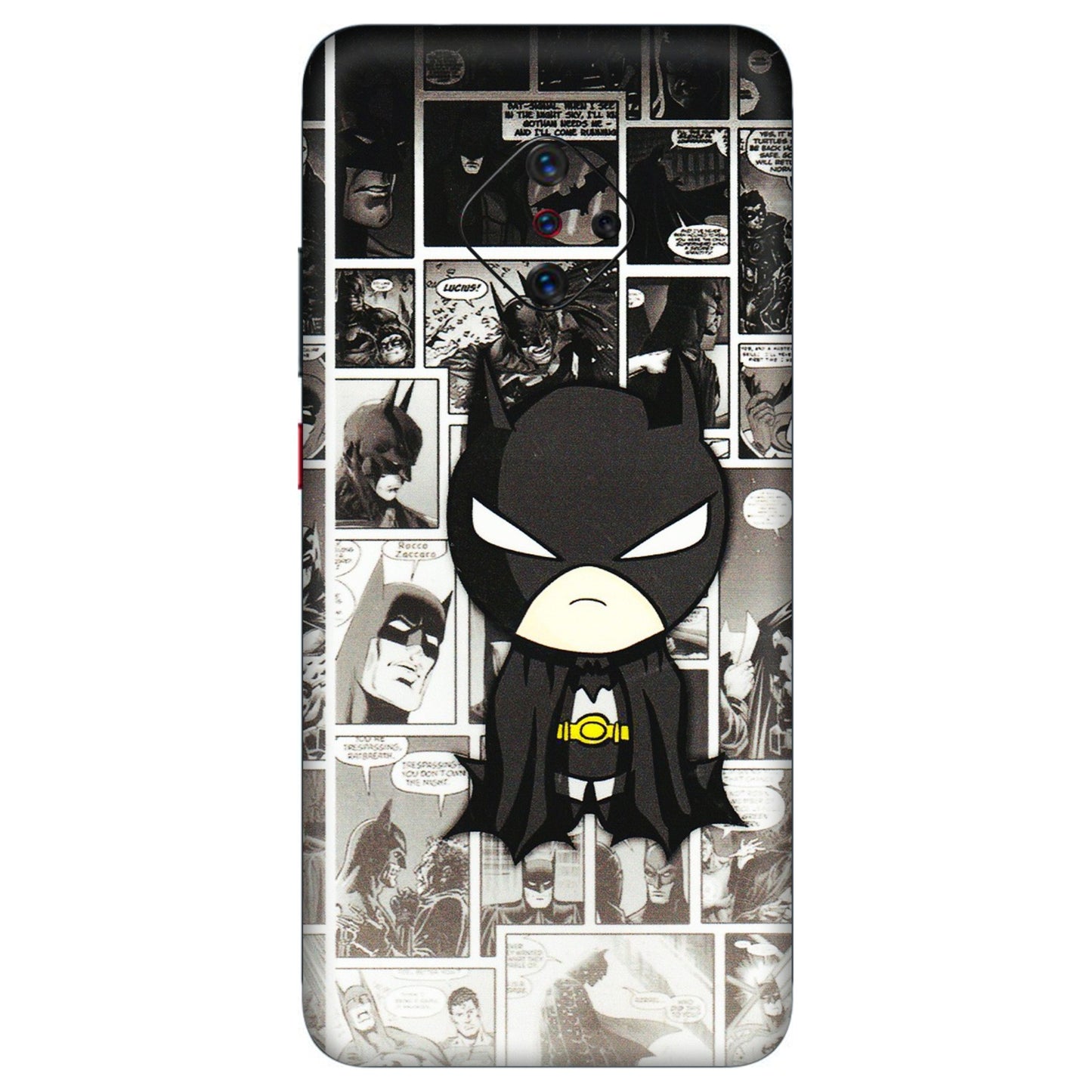 VIVO Z/V/X/T/U/S Series Phone Skins (All Models) - Toon Batman - 3D Embossed Finish (L-182) Vivo S1 Pro