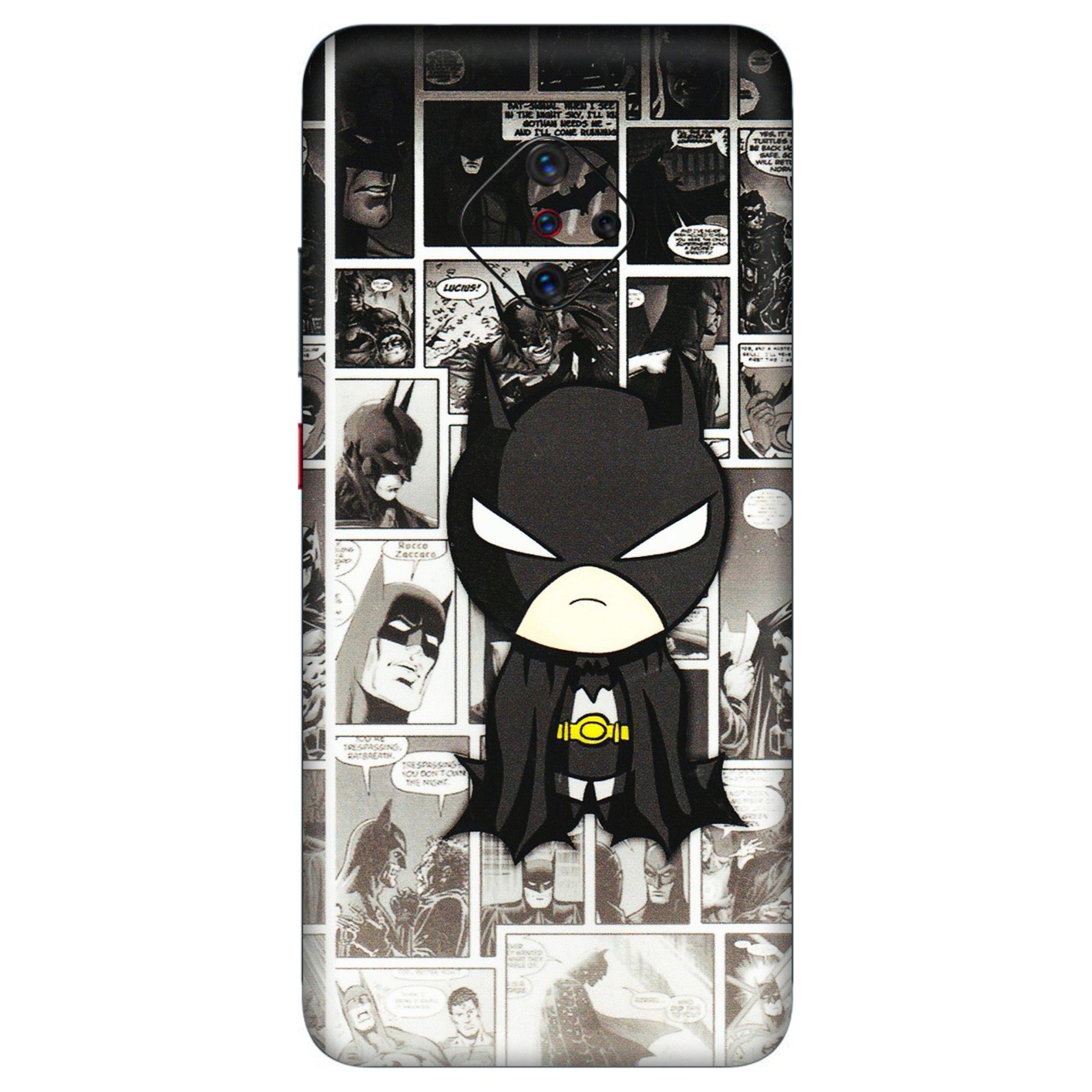 VIVO Z/V/X/T/U/S Series Phone Skins (All Models) - Toon Batman - 3D Embossed Finish (L-182) Vivo S1 Pro
