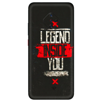 VIVO Z/V/X/T/U/S Series Phone Skins (All Models) - Legend Inside You - 3D Embossed Finish (L-186) Vivo S1 Pro