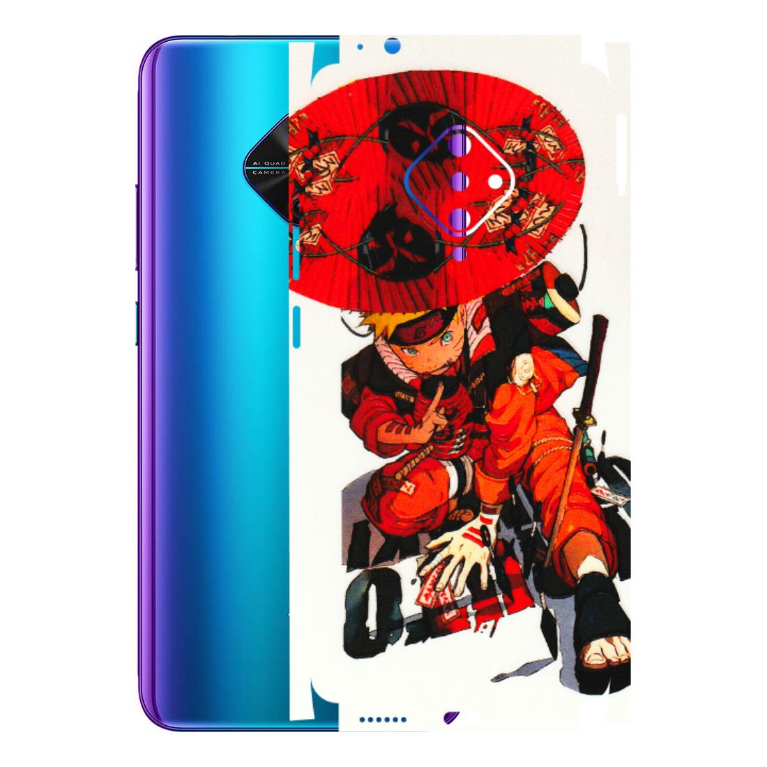 VIVO Z/V/X/T/U/S Series Phone Skins (All Models) - Naruto - 3D Embossed Finish (L-208) Vivo S1 Pro