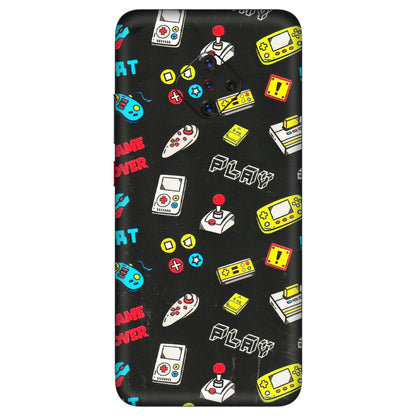 VIVO Z/V/X/T/U/S Series Phone Skins (All Models) - Gaming Doodles - 3D Embossed Finish (L-224) Vivo S1 Pro