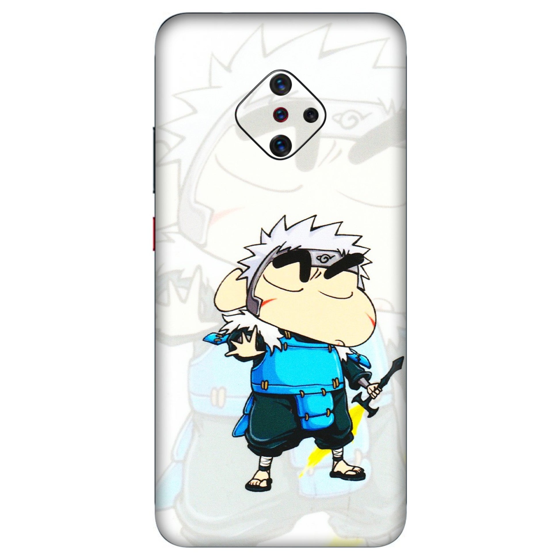 VIVO Z/V/X/T/U/S Series Phone Skins (All Models) - Angry Young Shinchan - 3D Embossed Finish (L-226) Vivo S1 Pro
