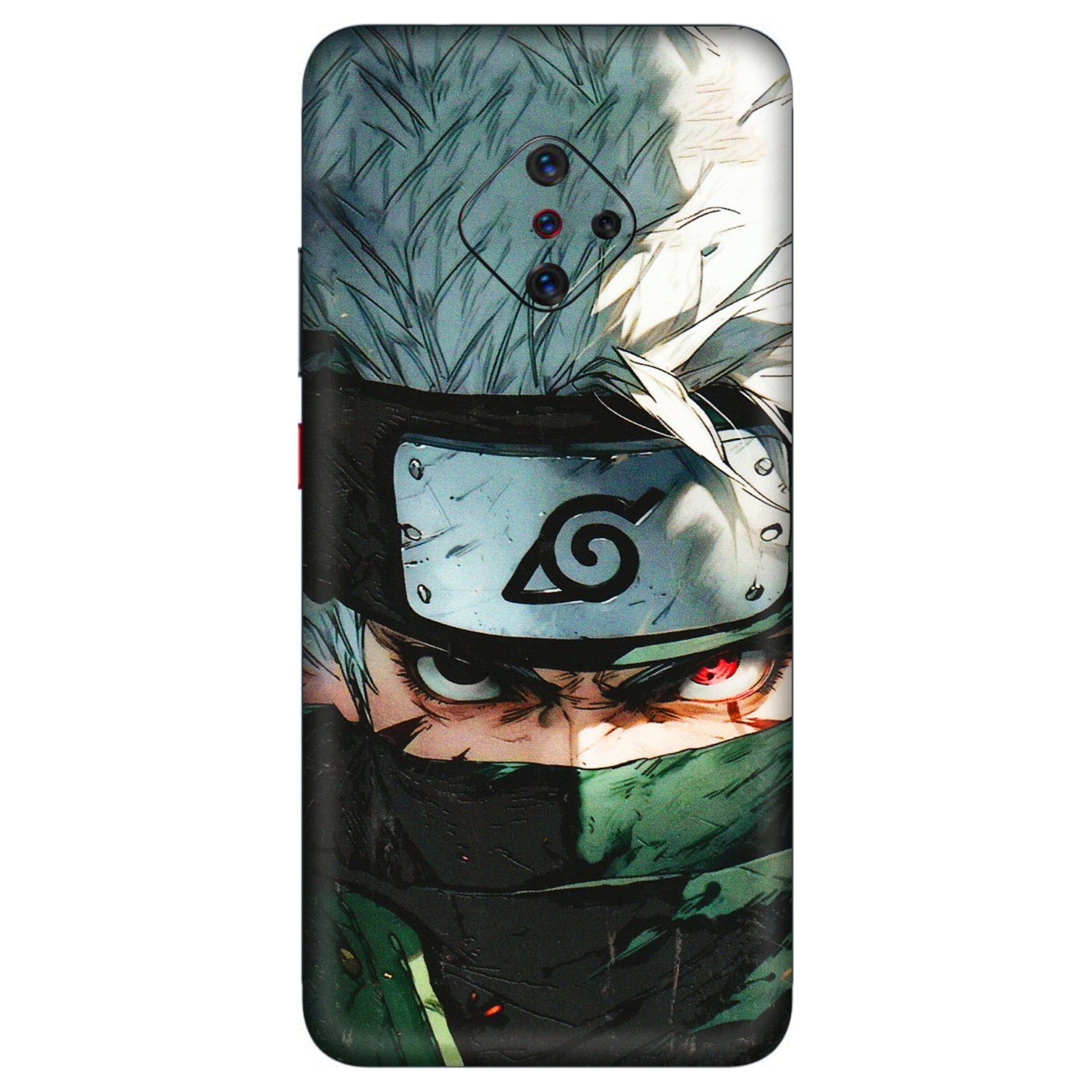 VIVO Z/V/X/T/U/S Series Phone Skins (All Models) - Kakashi Red Eye Focus - 3D Embossed Finish (L-227) Vivo S1 Pro