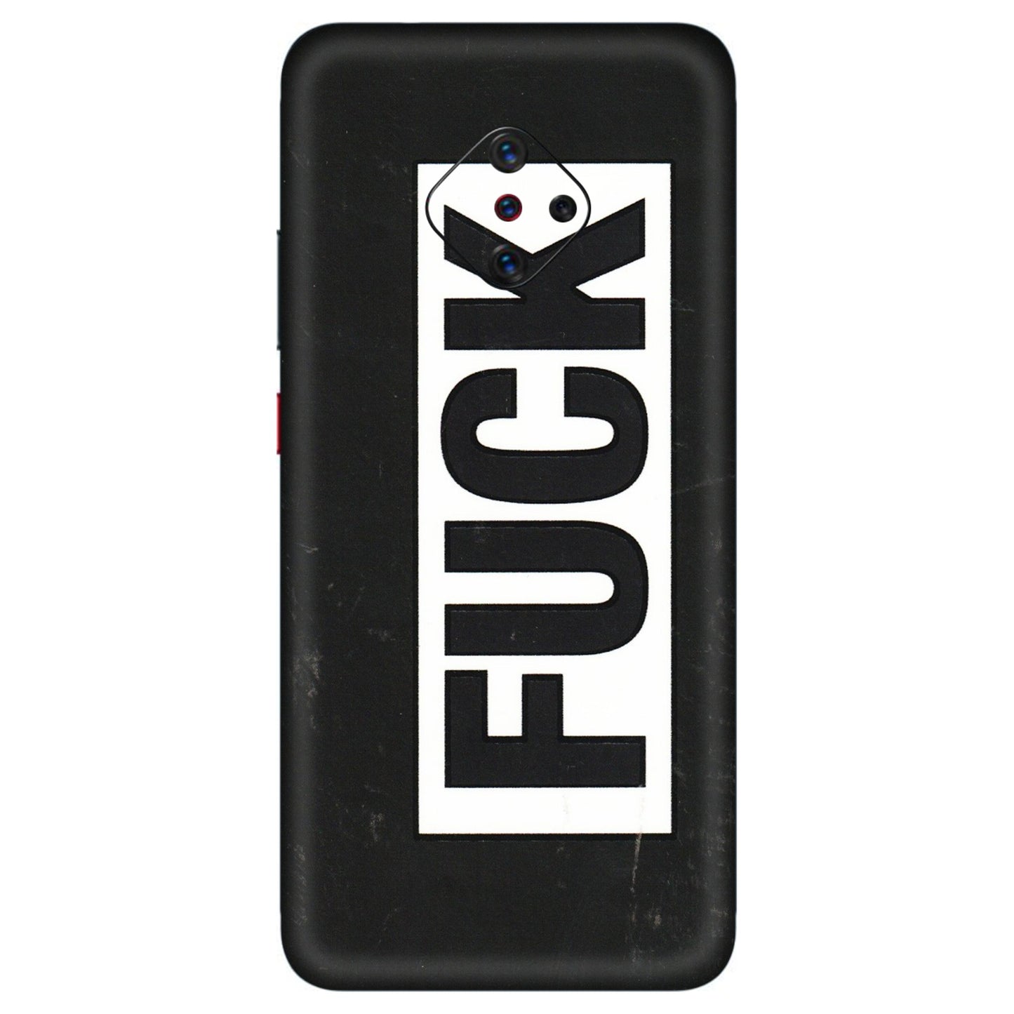 VIVO Z/V/X/T/U/S Series Phone Skins (All Models) - The F Word - 3D Embossed Finish (L-255) Vivo S1 Pro