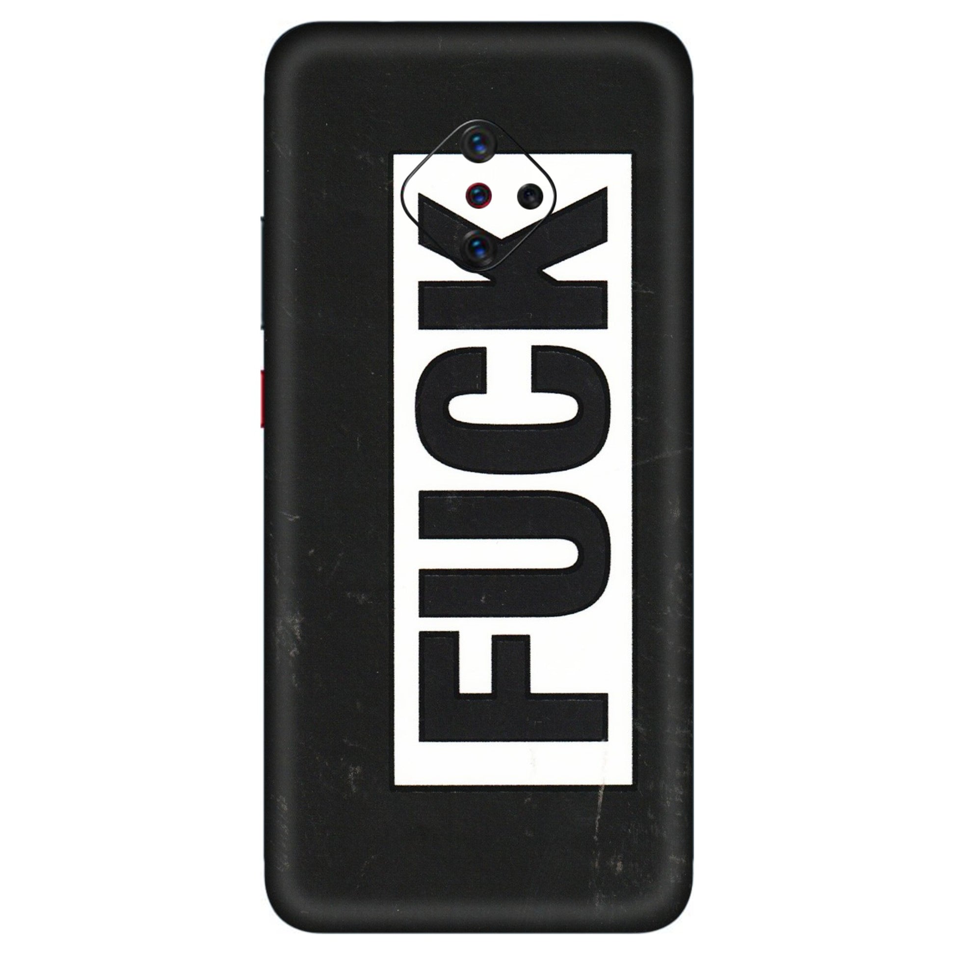 VIVO Z/V/X/T/U/S Series Phone Skins (All Models) - The F Word - 3D Embossed Finish (L-255) Vivo S1 Pro
