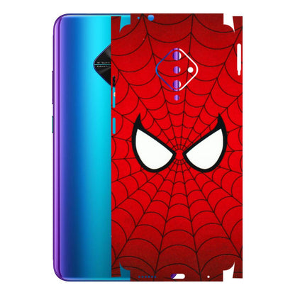 VIVO Z/V/X/T/U/S Series Phone Skins (All Models) - Spidey Eyes - 3D Embossed Finish (L-257) Vivo S1 Pro