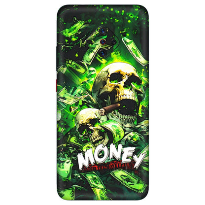 VIVO Z/V/X/T/U/S Series Phone Skins (All Models) - Skull Money - 3D Embossed Finish (L-303) Vivo S1 Pro