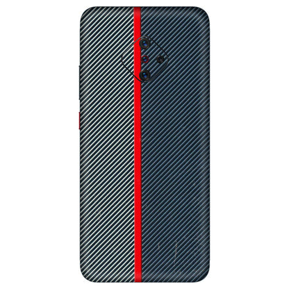 VIVO Z/V/X/T/U/S Series Phone Skins (All Models) - Blue Sober Lines - 3D Embossed Finish (L-305) Vivo S1 Pro