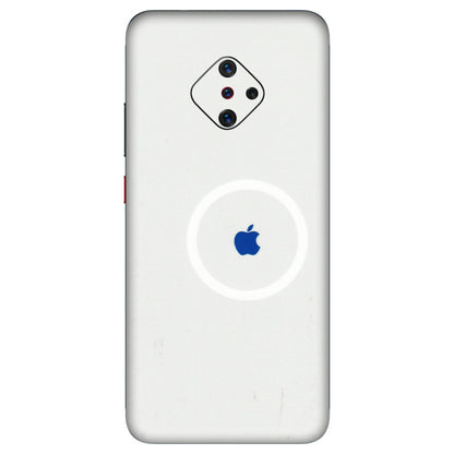 VIVO Z/V/X/T/U/S Series Phone Skins (All Models) - iPhone Magsafe Logo - 3D Embossed Finish (L-320) Vivo S1 Pro