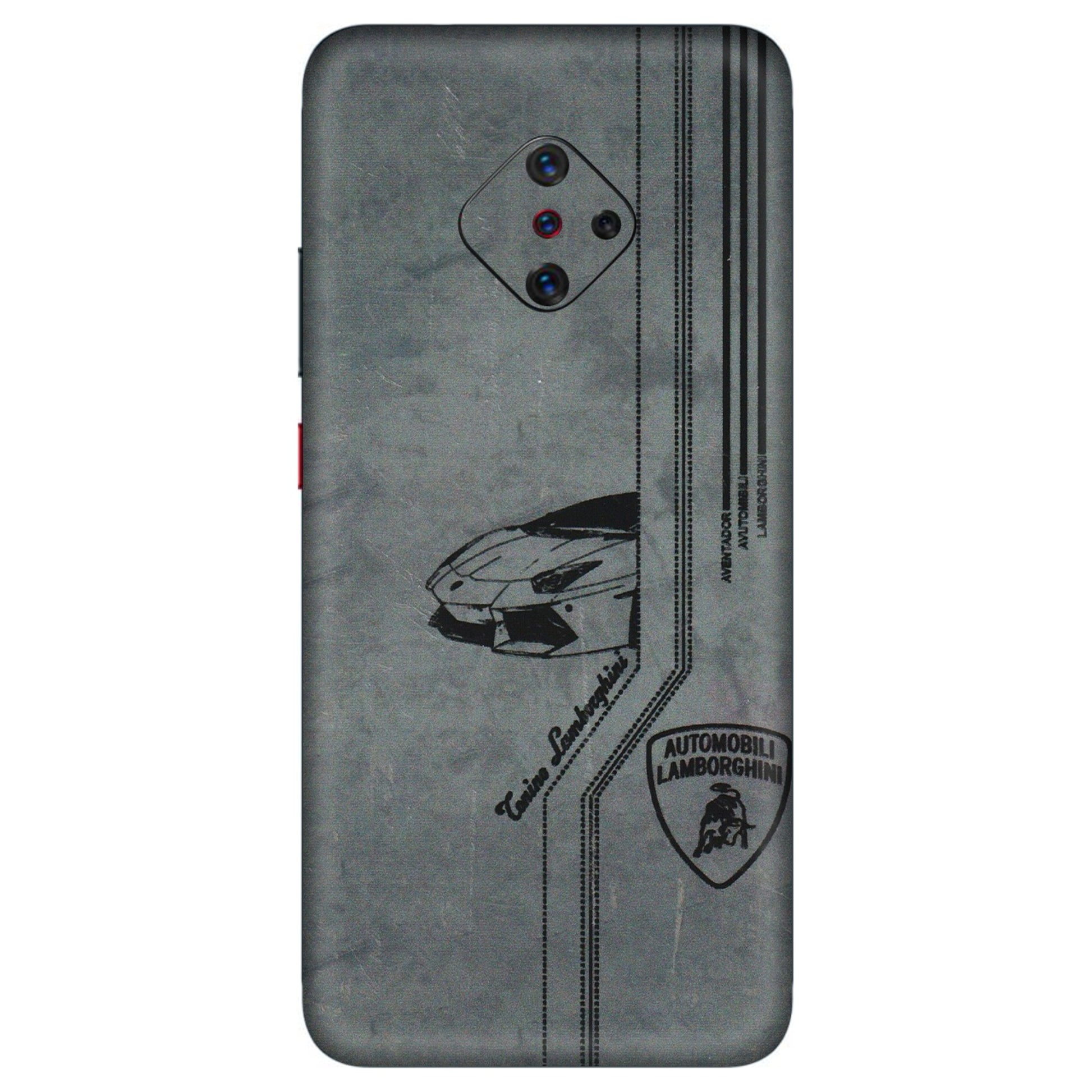 VIVO Z/V/X/T/U/S Series Phone Skins (All Models) - New Lamborgini Aventador - 3D Embossed Finish (L-321) Vivo S1 Pro