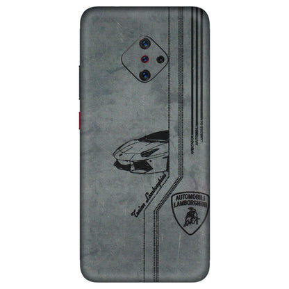 VIVO Z/V/X/T/U/S Series Phone Skins (All Models) - New Lamborgini Aventador - 3D Embossed Finish (L-321) Vivo S1 Pro