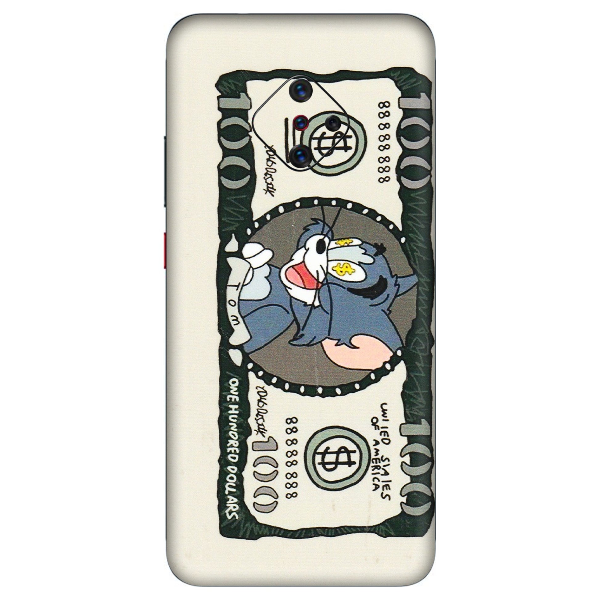 VIVO Z/V/X/T/U/S Series Phone Skins (All Models) - Tom Hundred Dollar - 3D Embossed Finish (L-324) Vivo S1 Pro
