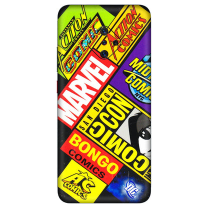 VIVO Z/V/X/T/U/S Series Phone Skins (All Models) - Bongo Comic Con - 3D Embossed Finish (L-325) Vivo S1 Pro