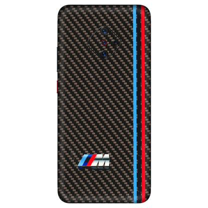 VIVO Z/V/X/T/U/S Series Phone Skins (All Models) - BM Carbon Fiber Feels - 3D Embossed Finish (L-38) Vivo S1 Pro