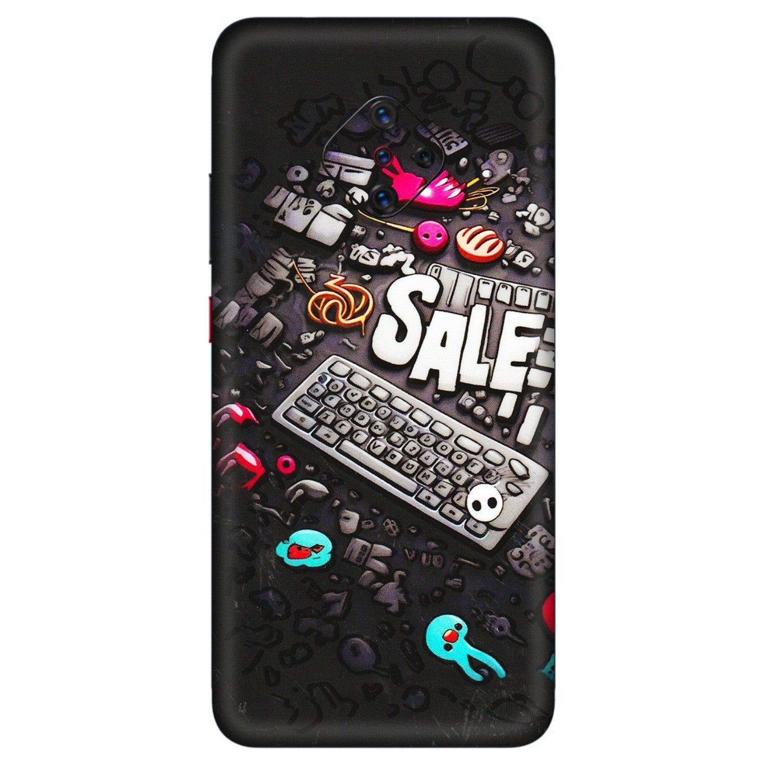 VIVO Z/V/X/T/U/S Series Phone Skins (All Models) - Gadgets Sale - 3D Embossed Finish (L-50) Vivo S1 Pro