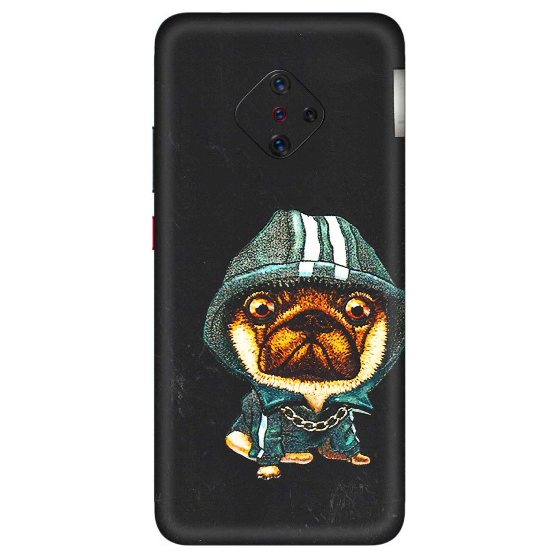 VIVO Z/V/X/T/U/S Series Phone Skins (All Models) - Puppy N Hoodie - 3D Embossed Finish (L-90) Vivo S1 Pro